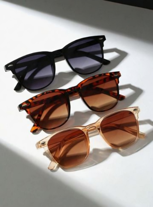Tea, Rivet & Vintage Yellow-Orange GM-Style Eyeglasses Set Lenses - Image 3