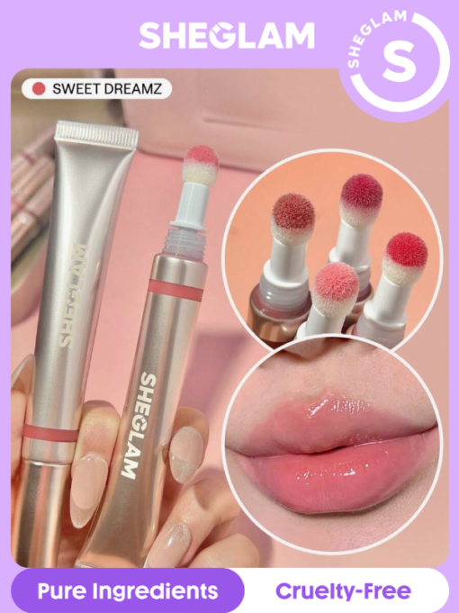 SHEGLAM Pout Pillow Cushion Lip Gloss Sweet Dreamz of Juicy - Image 4