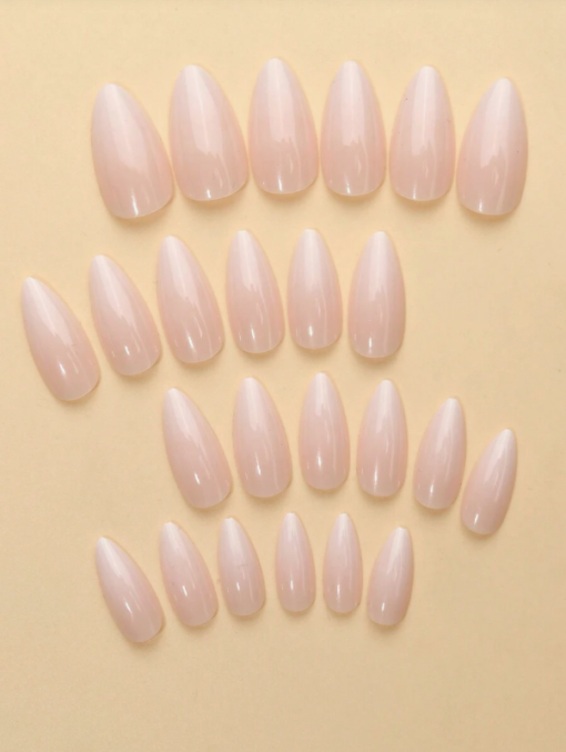 ⁦Gradient Pink Almond Press-On Nails⁩ - الصورة ⁦2⁩